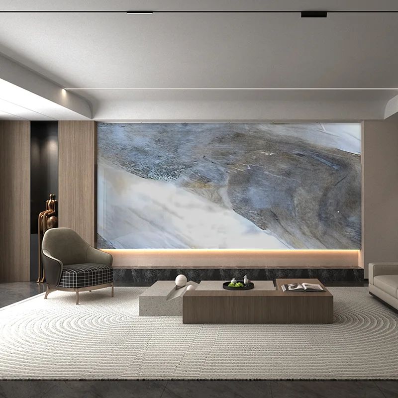 „Amazon“ žalios ir mėlynos serijos marmuro fono sienų plokštė